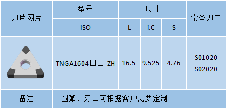 TNGA-整体焊接PCBN刀片(图1)